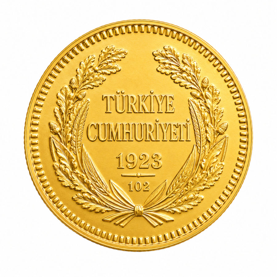 Ata Yarım Altın Eski Tarihli